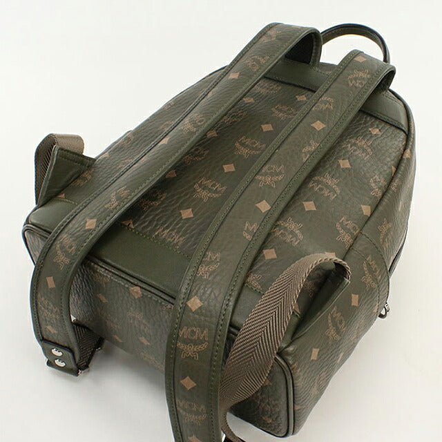 中古 エムシーエム リュック ユニセックス ブランド MCM アレン バックパック MMKAAVE17JH001 カーキ USDMM107739011