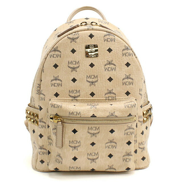 Used MCM backpack ladies brand MCM backpack MMK6SVE37 IG001 Beige USDMM108646011