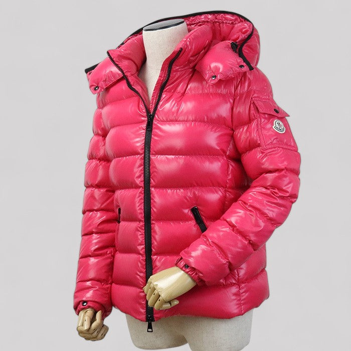 中古 モンクレール ダウンジャケット レディース ブランド MONCLER BADY 4685805 68950 ピンク ウェア USDMON100565011