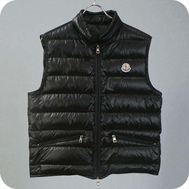 中古 モンクレール ダウンベスト メンズ ブランド MONCLER GUI GILET 4336199 53029 ブラック ウェア USDMON99176011