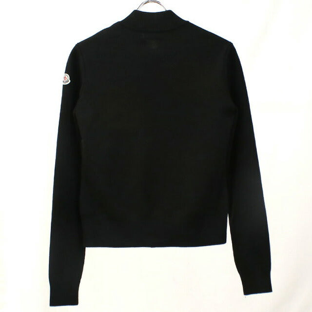 中古 モンクレール ダウンジャケット レディース ブランド MONCLER CARDIGAN TRICOT 9B50000 A9001 999 ブラック ウェア USDMON99182011