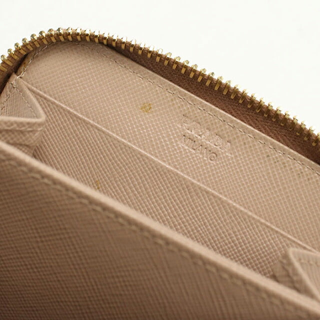 中古 プラダ 小銭入れ レディース ブランド PRADA サフィアーノトライアングル コインケース レザー 1ML522 QHH ピンク 財布 USDPR101544011