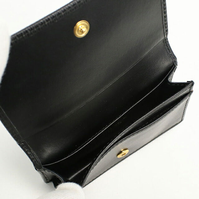 中古 プラダ 名刺入れ レディース ブランド PRADA トライアングルカードケース 1MC122 ブラック 小物 USDPR102402011