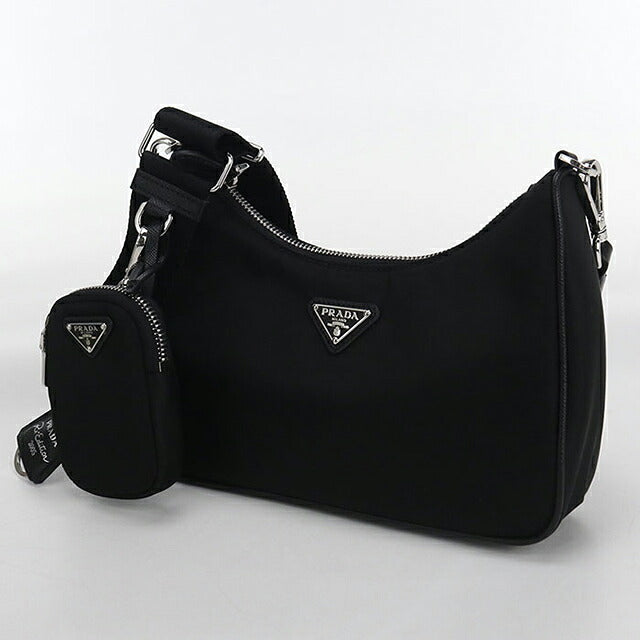 二手 Prada 单肩包 女士品牌 PRADA Re Edition 2005 1BH204 黑色包 USDPR102521011
