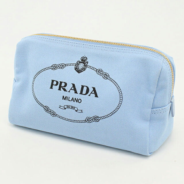 中古 プラダ ポーチ レディース ブランド PRADA カナパ ブルー USDPR102547011