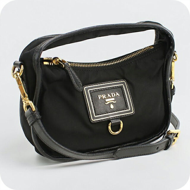 Used Prada handbag ladies brand PRADA 2WAY BN1409 black USDPR103331011