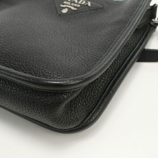 中古 プラダ ショルダーバッグ レディース ブランド PRADA ヴィッテロダイノソフトレザー ミニ レザー 1BH191 2DKV F0002 ブラック バッグ USDPR103604011