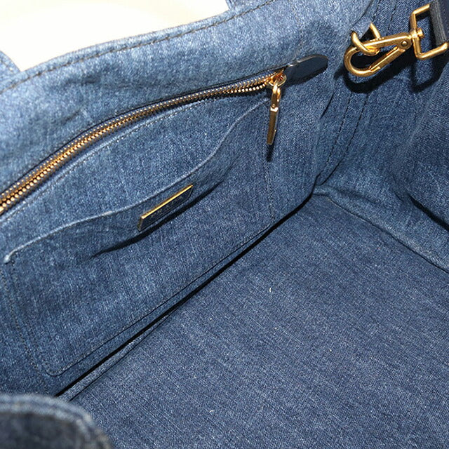 二手普拉达手提包女士品牌 PRADA Kanapa 2WAY 蓝色包 USDPR105929011