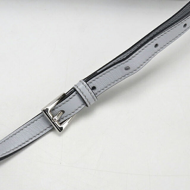 二手普拉达手提包女士品牌 PRADA 三角标志 2WAY 迷你皮革 1BA333 蓝色 USDPR107568011