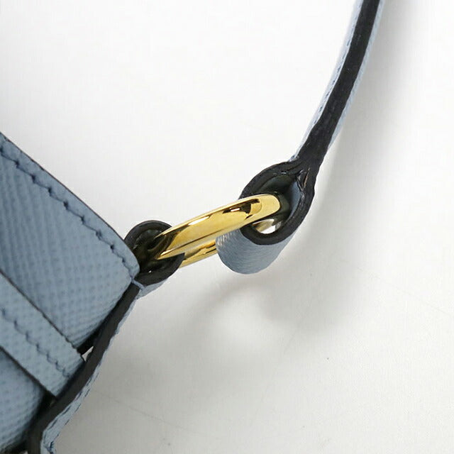 Used Prada handbag ladies brand PRADA saffiano leather 2WAY 1BE032 blue USDPR107743011