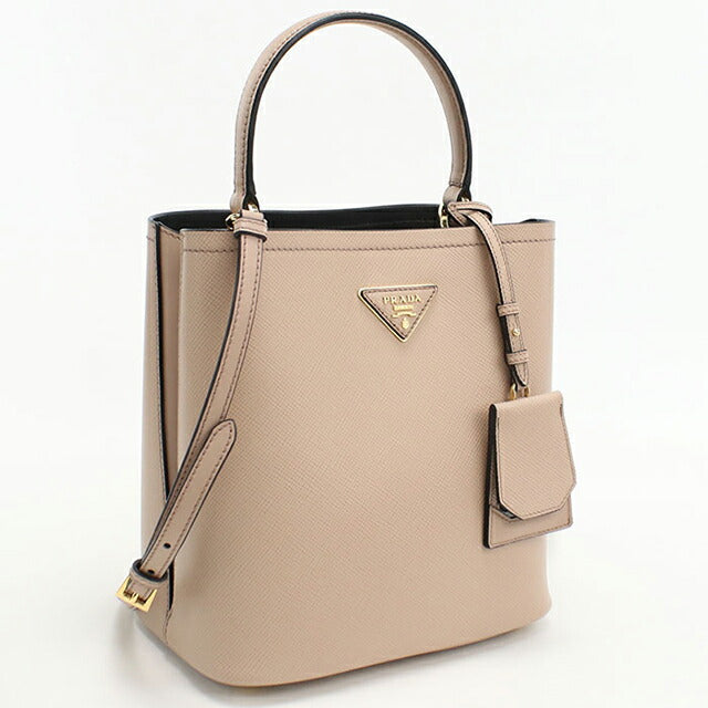 中古 プラダ ハンドバッグ レディース ブランド PRADA パニエ 2WAY 1BA212 ベージュ USDPR108357011
