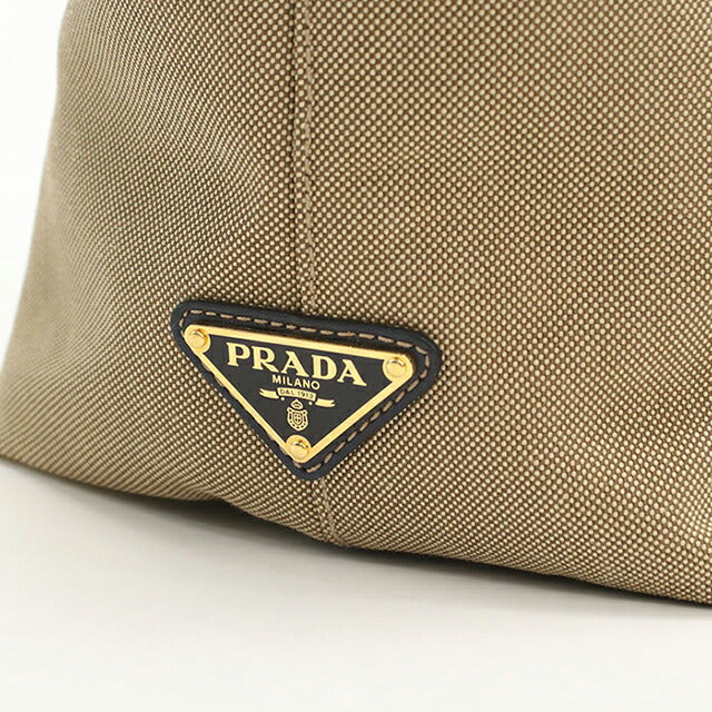 Used Prada tote bag ladies brand PRADA logo jacquard 1BG158 beige USDPR108626011