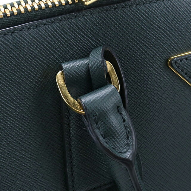 Used Prada handbag ladies brand PRADA saffiano leather BL0812 green USDPR109316011