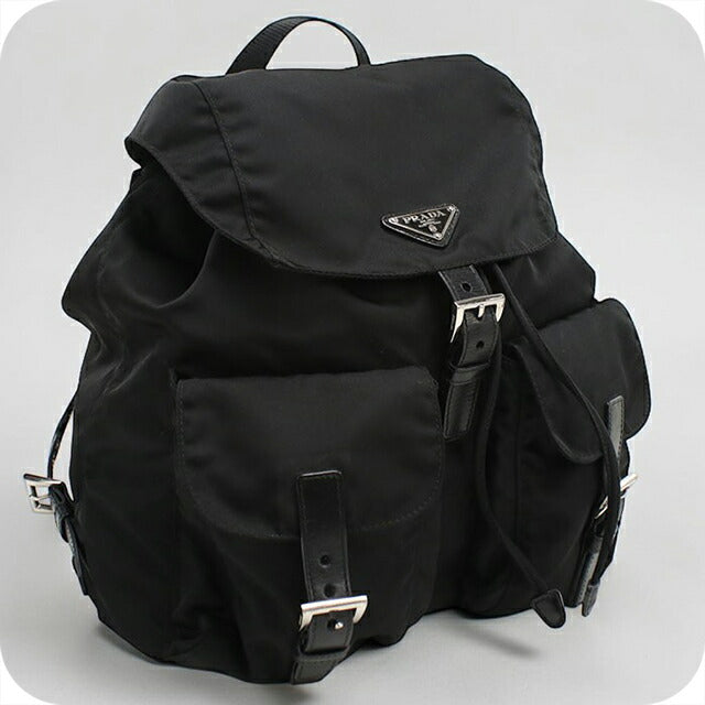 Used Prada backpack ladies brand PRADA backpack black USDPR109473011