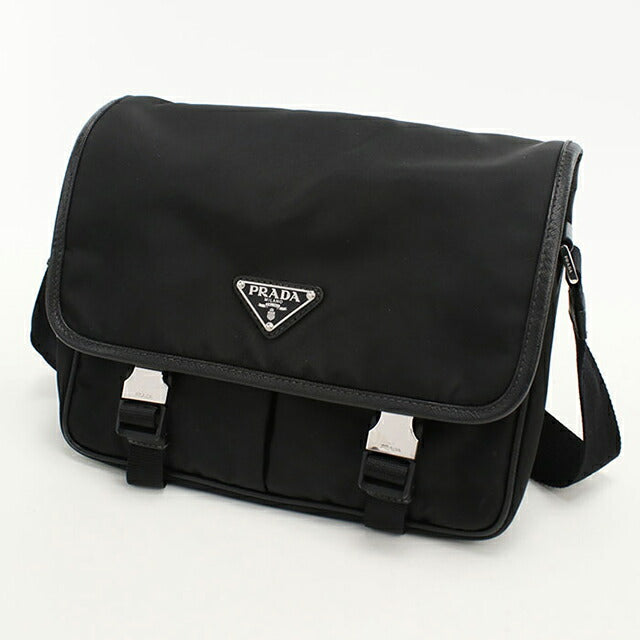 中古 プラダ 斜め掛け ショルダーバッグ メンズ ブランド PRADA ブラック USDPR109816011