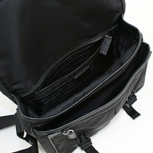 中古 プラダ 斜め掛け ショルダーバッグ メンズ ブランド PRADA ブラック USDPR109816011