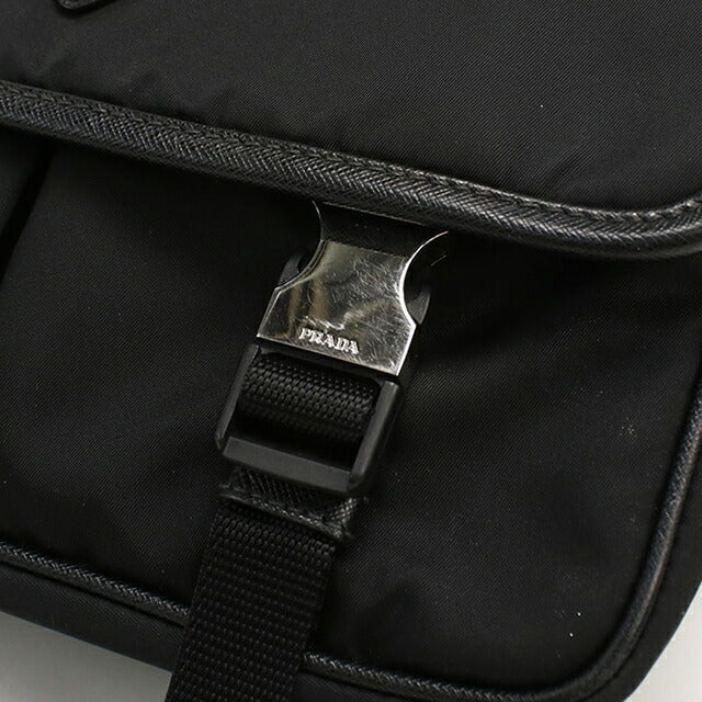 中古 プラダ 斜め掛け ショルダーバッグ メンズ ブランド PRADA ブラック USDPR109816011