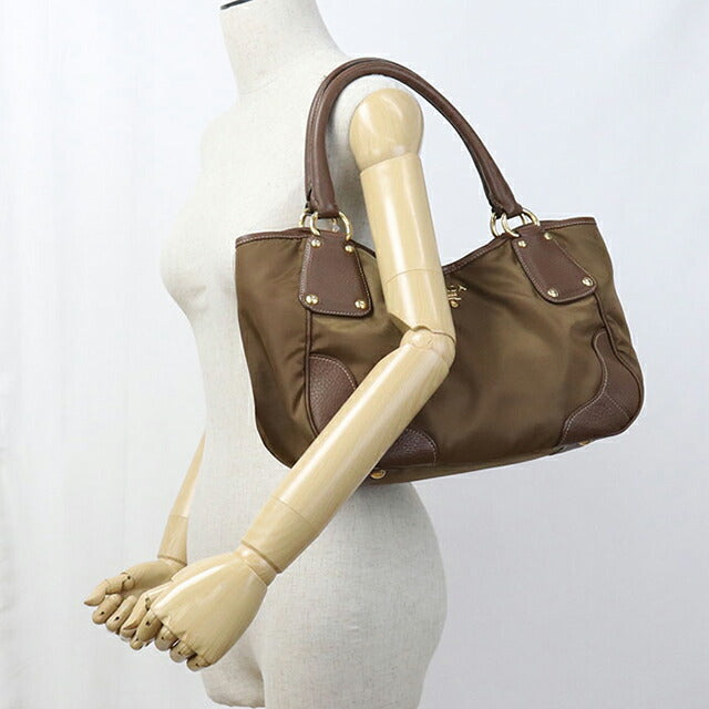 Used Prada tote bag ladies brand PRADA BR4635 brown USDPR110355011
