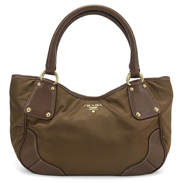 Used Prada tote bag ladies brand PRADA BR4635 brown USDPR110355011