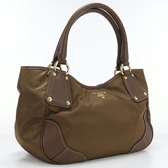 Used Prada tote bag ladies brand PRADA BR4635 brown USDPR110355011