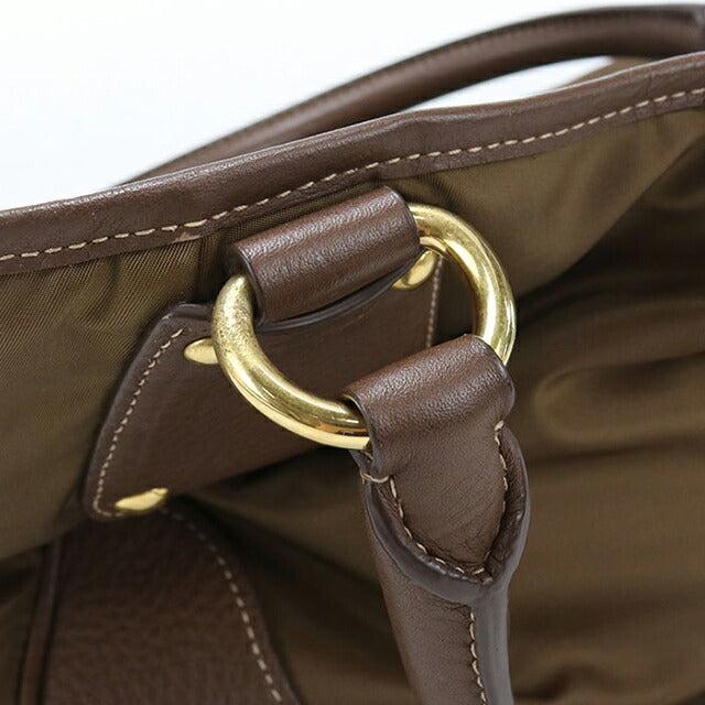 Used Prada tote bag ladies brand PRADA BR4635 brown USDPR110355011