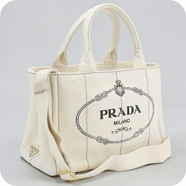 中古 プラダ トートバッグ レディース ブランド PRADA カナパ 2WAY