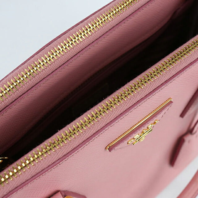 Used Prada tote bag ladies brand PRADA Galleria medium bag pink USDPR111156011