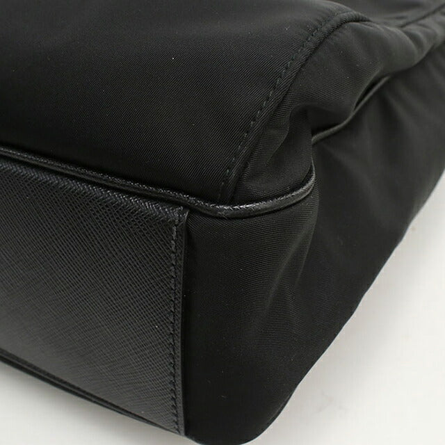 中古 プラダ トートバッグ メンズ ブランド PRADA Re-Nyron 2WAY 2VG860 ブラック USDPR112127011