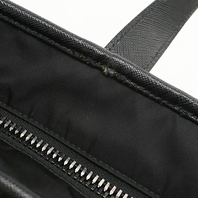 中古 プラダ トートバッグ メンズ ブランド PRADA Re-Nyron 2WAY 2VG860 ブラック USDPR112127011