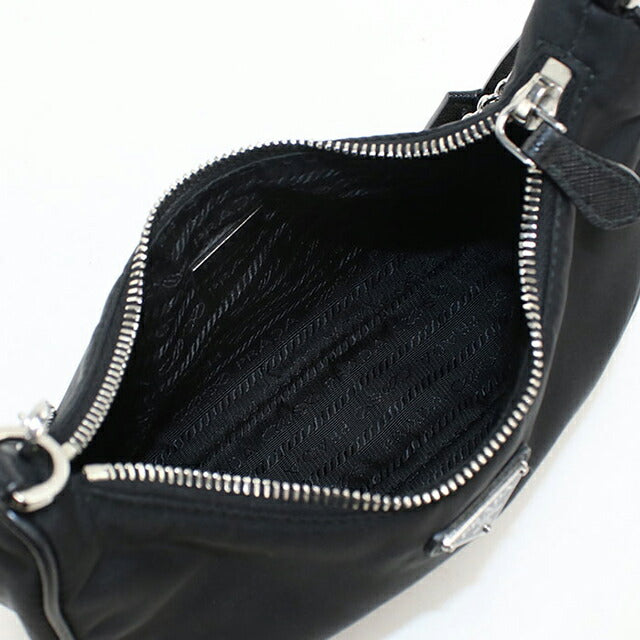 中古 プラダ 斜め掛け ショルダーバッグ レディース ブランド PRADA 1BH058 ブラック USDPR112134011