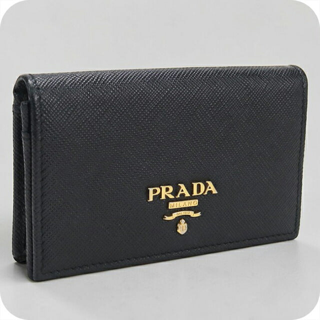 中古 プラダ 名刺入れ レディース ブランド PRADA サフィアーノレザー
