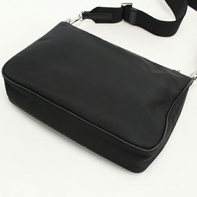 中古 プラダ 斜め掛け ショルダーバッグ メンズ ブランド PRADA 2VH113 ブラック USDPR112543011