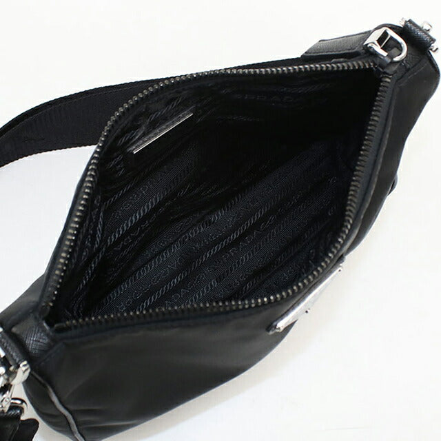 中古 プラダ 斜め掛け ショルダーバッグ メンズ ブランド PRADA 2VH113 ブラック USDPR112543011