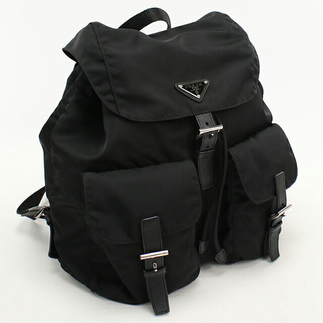 中古 プラダ リュック レディース ブランド PRADA バックパック ブラック USDPR113575011
