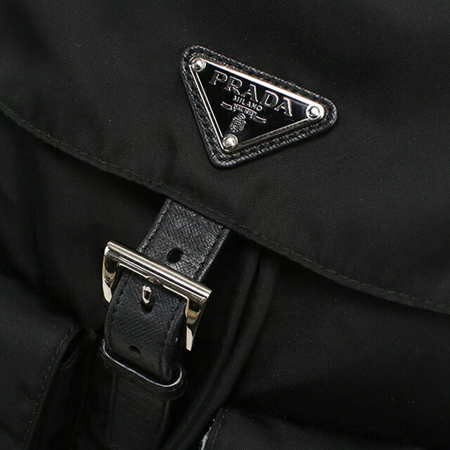 中古 プラダ リュック レディース ブランド PRADA バックパック ブラック USDPR113575011