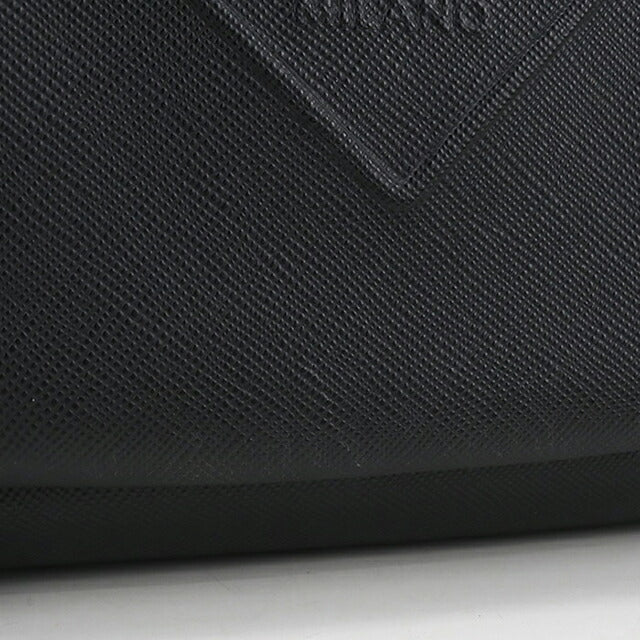 中古 プラダ ショルダーバッグ メンズ ブランド PRADA サフィアーノ レザー 2VH152 ブラック USDPR114424011
