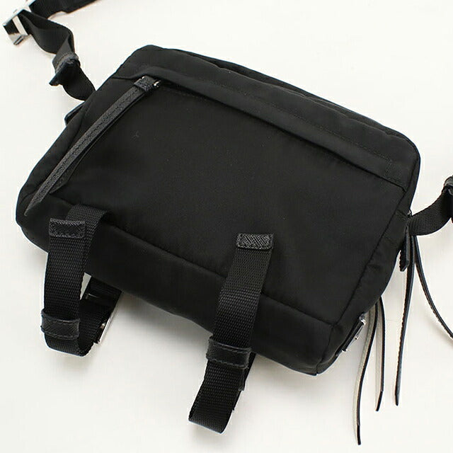中古 プラダ 斜め掛け ショルダーバッグ メンズ ブランド PRADA 2VH043 ブラック USDPR114852011