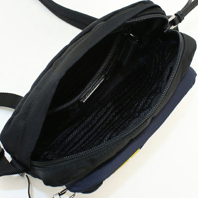 中古 プラダ 斜め掛け ショルダーバッグ メンズ ブランド PRADA 2VH043 ブラック USDPR114852011