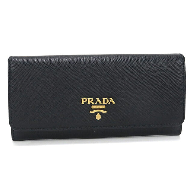 中古 プラダ 長財布二折 レディース ブランド PRADA サフィアーノ