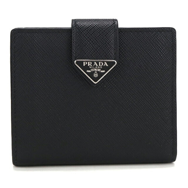 中古 プラダ 二つ折り財布 二折財布 コンパクト レディース ブランド