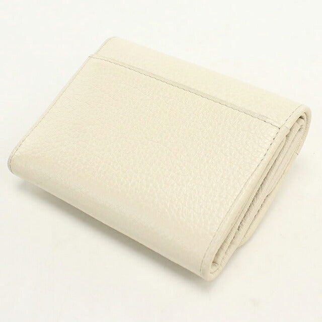 中古 プラダ 三つ折り財布 三折財布 コンパクト レディース ブランド PRADA ヴィッテロダイノ レザー 1MH043 ホワイト USDPR118253011