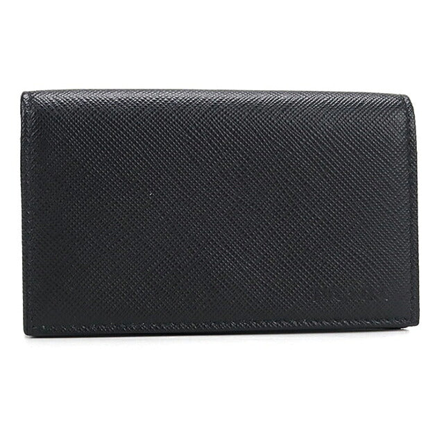 中古 プラダ 名刺入れ メンズ ブランド PRADA サフィアーノレザー カードケース レザー 2MC122 ブラック USDPR118427011