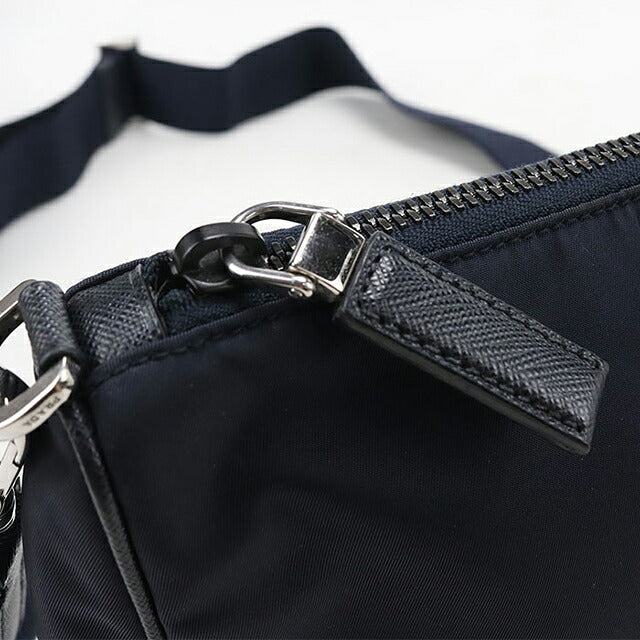 中古 プラダ 斜め掛け ショルダーバッグ メンズ ブランド PRADA Re-NYLON ショルダーバッグ 2VH113 ネイビー USDPR120102011