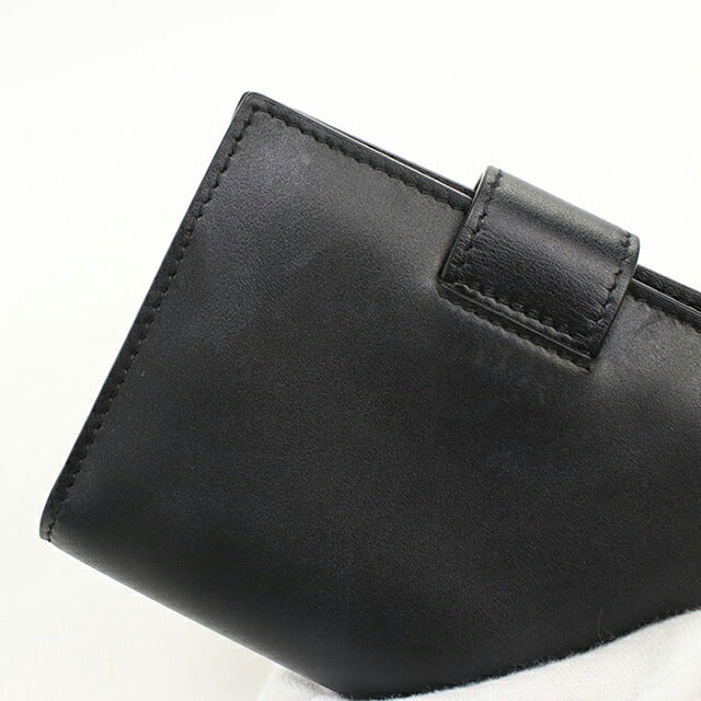 二手 Prada 双折钱包 双折钱包 紧凑型女士品牌 PRADA 1MV204 黑色 USDPR121314011