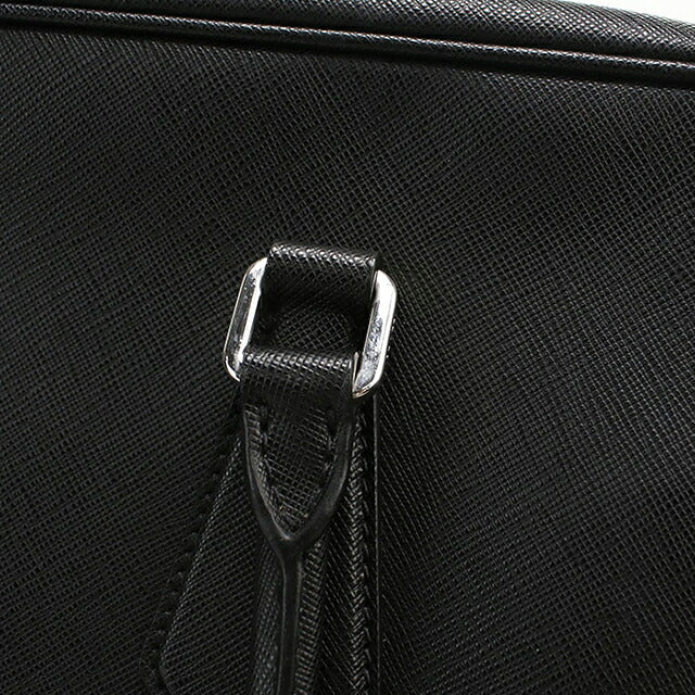 二手 Prada 公文包男士品牌 PRADA Saffiano 皮革皮革黑色 USDPR121480011