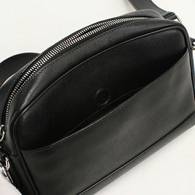 二手 Prada 斜挎包男士品牌 PRADA Saffiano 皮革包皮革 2VH063 黑色 USDPR121487011