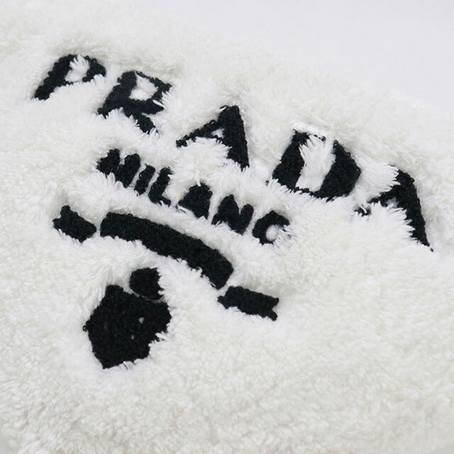 中古 プラダ 斜め掛け ショルダーバッグ レディース ブランド PRADA トライアングル 1BH190 ホワイト バッグ USDPR87810011
