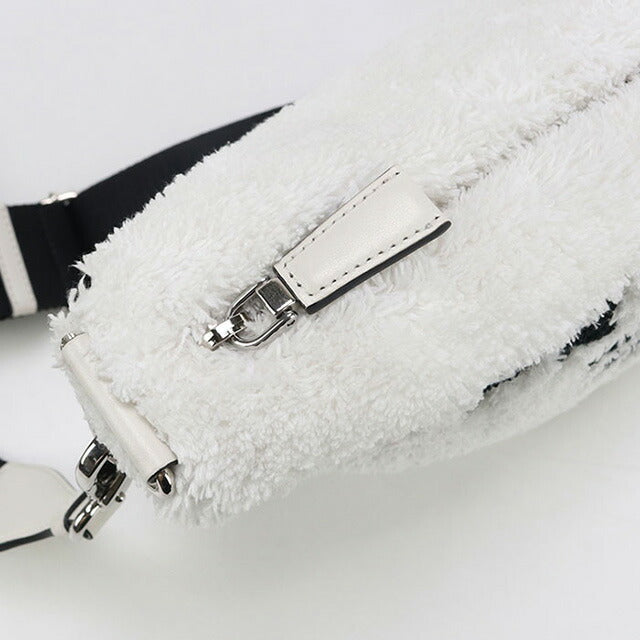 中古 プラダ 斜め掛け ショルダーバッグ レディース ブランド PRADA トライアングル 1BH190 ホワイト バッグ USDPR87810011