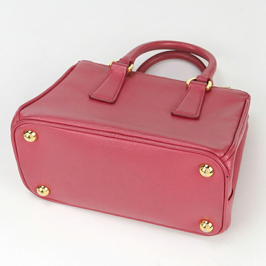 中古 プラダ ハンドバッグ レディース ブランド PRADA ガレリア ミニバッグ 1BA906 ピンク バッグ USDPR92719011