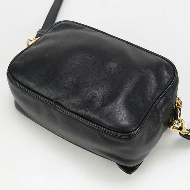 中古 プラダ 斜め掛け ショルダーバッグ レディース ブランド PRADA レザー BP0166 UHG F0002 ブラック バッグ USDPR92909011